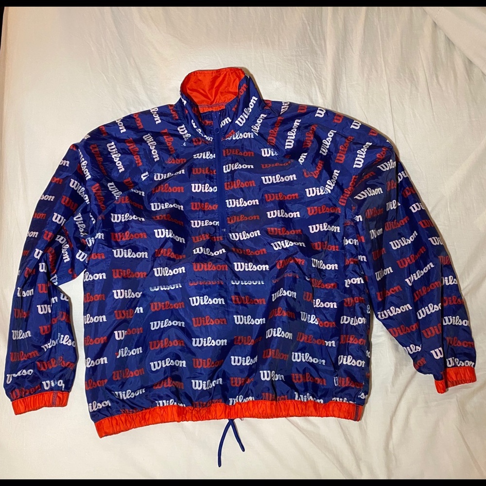 Forever 21 X Wilson reversible half zip